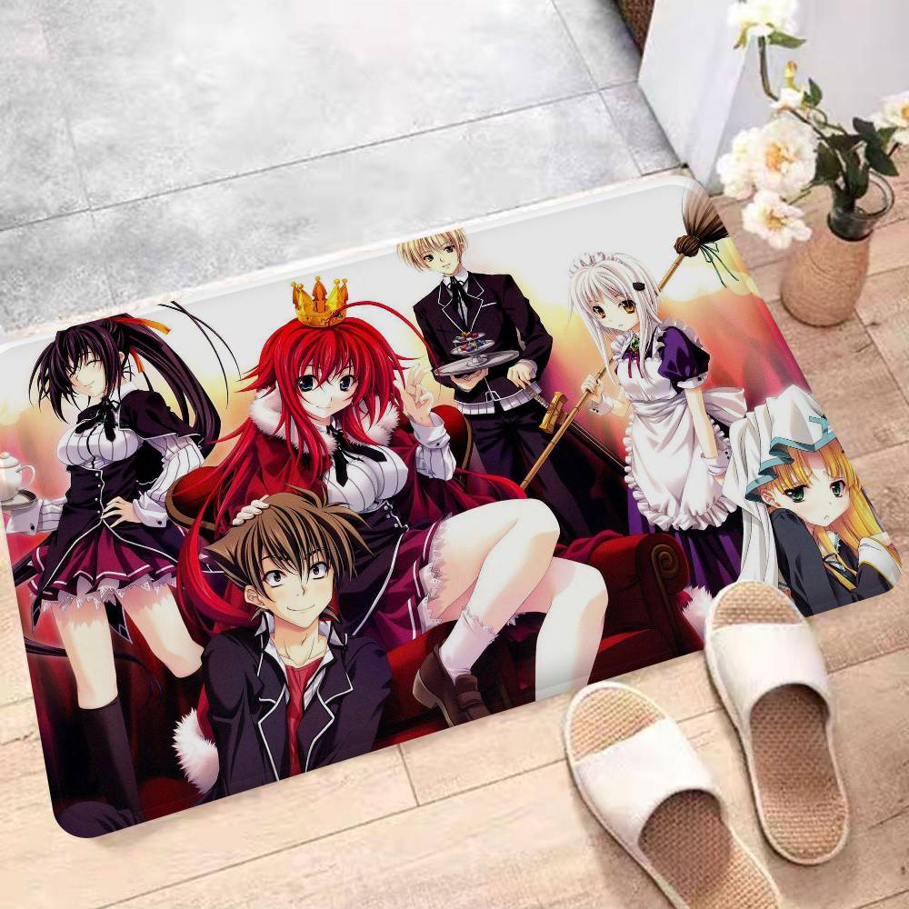 Anime High School DxD Entrance Door Mat Nordic Style Home Doormat Bathroom-Toilet Mats Bedroom Hotel Decor Mat