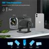 4K Ultra HD HY320MINI Portable Smart Projector with PTZ for Home & Mobile Use
