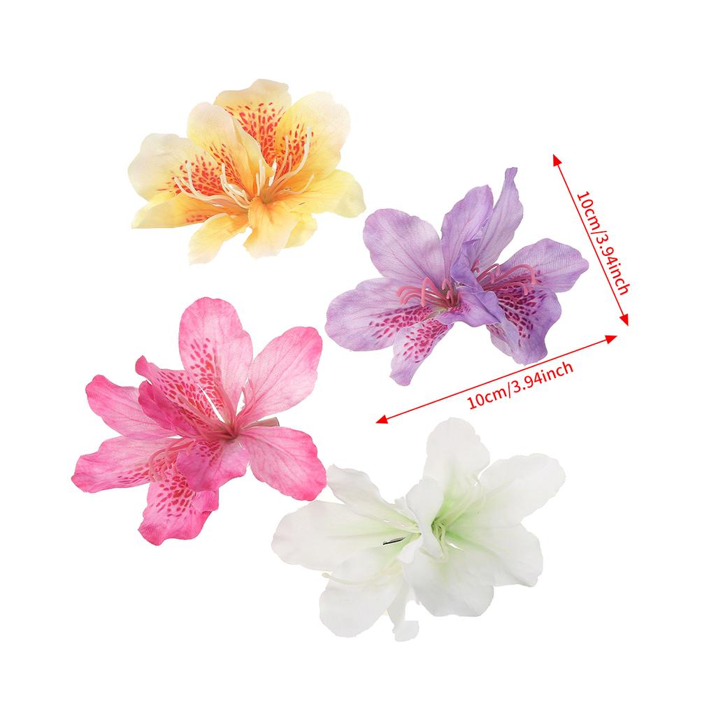 Bohemia Canna Flowers Samll Hair Clips Hawaii Bridal Flowers Hair Clips Hairpins Barrette For Wedding Hair Accessories