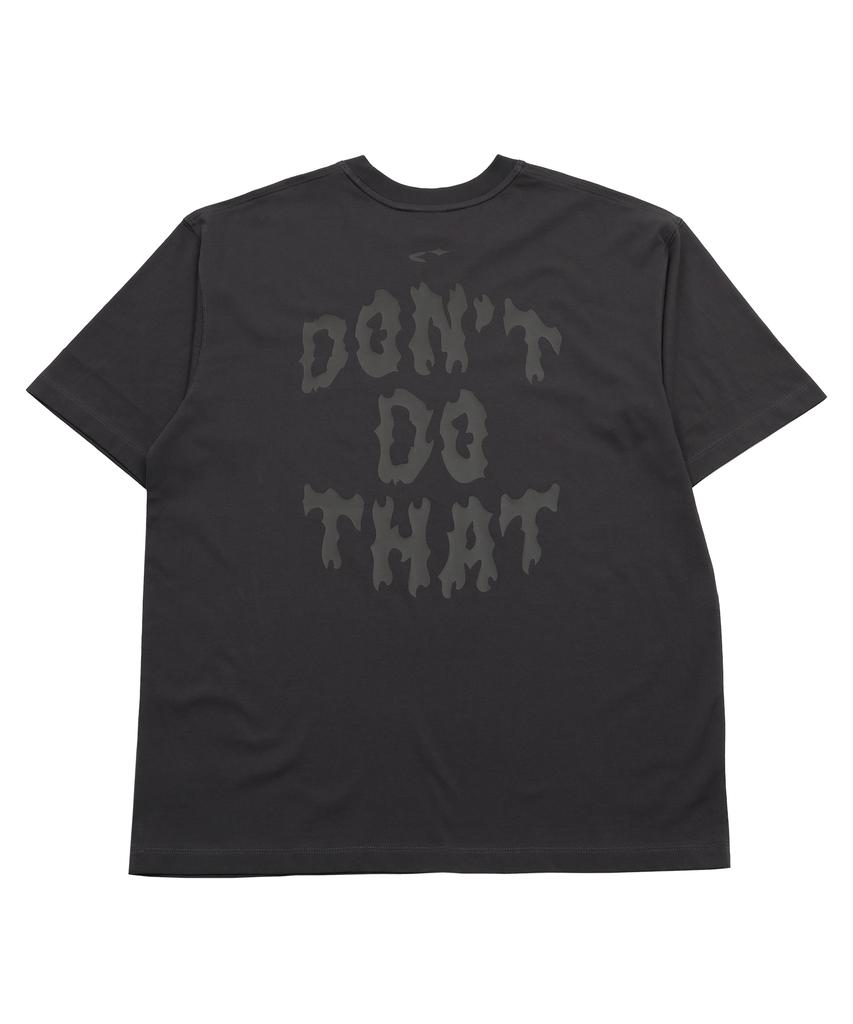 CANVARTS Don'T Do That Graphic Short Sleeve T-Shirt (Charcoal Grey)