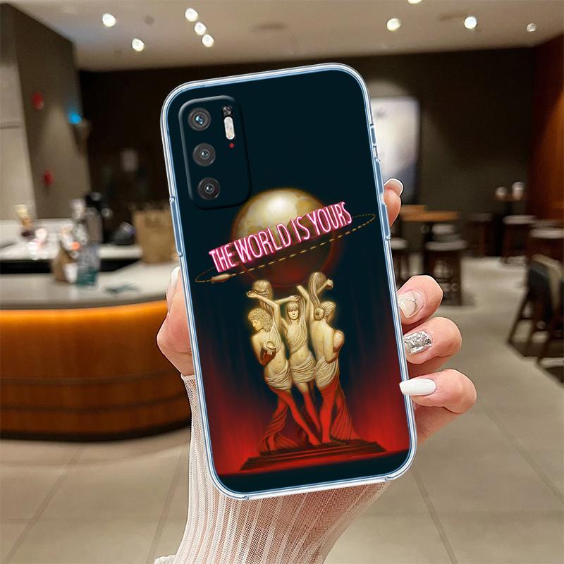 RE51 S-Scarfaces Transparent Phone Case for Samsung Galaxy A04 A04S A14 A23 A34 A54 M23 M33 M52 M53