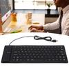 85 Keys USB Wired Keyboard Silent Keys Foldable Keyboard Portable Silicone Keyboard  Home