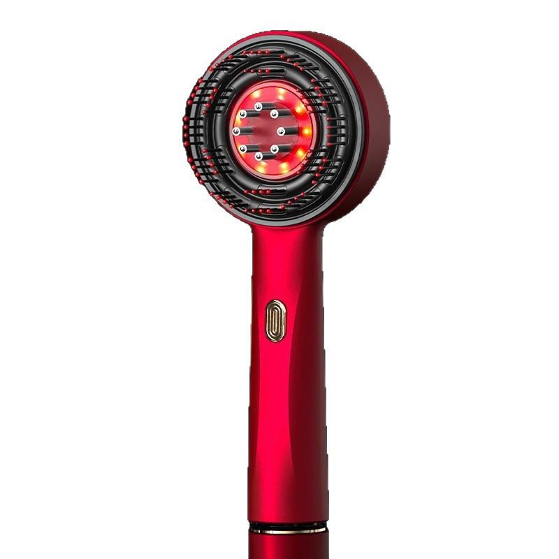 Electric Scalp Massager Comb with Red Light for Hair Growth and Care
