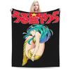 Lum Urusei Yatsura Blankets Flannel Summer Anime  Multifunction Warm Throw Blanket for Bed Couch Bedspread