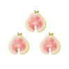 3Pcs Dual-Sided Fruit Shaped Cleaning Sponge Quick Dry Cute Fruit Dish Scrubber  Household