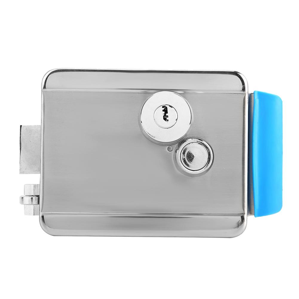 Dual Head Electric Control Door Lock Anti Theft Security Lock For Access Entry Left Positive