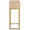 Console Table 90x30x76 cm Solid Mango Wood and Iron