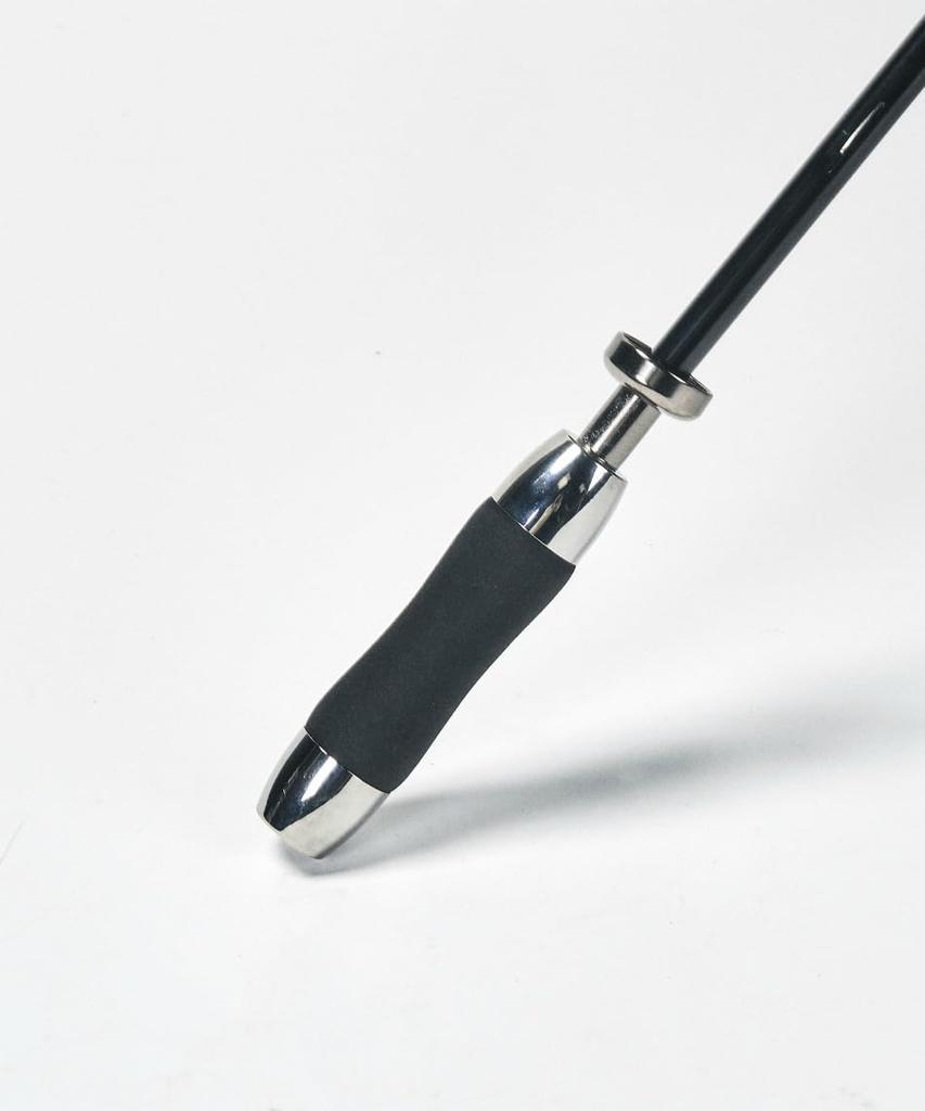 Schirm Airstream Langer Schirm Leichtgewicht Hochfest Sonnenschutz Silber Golf MQBXJX00 SVBK x F [Munsingwear] (Silber schwarz)