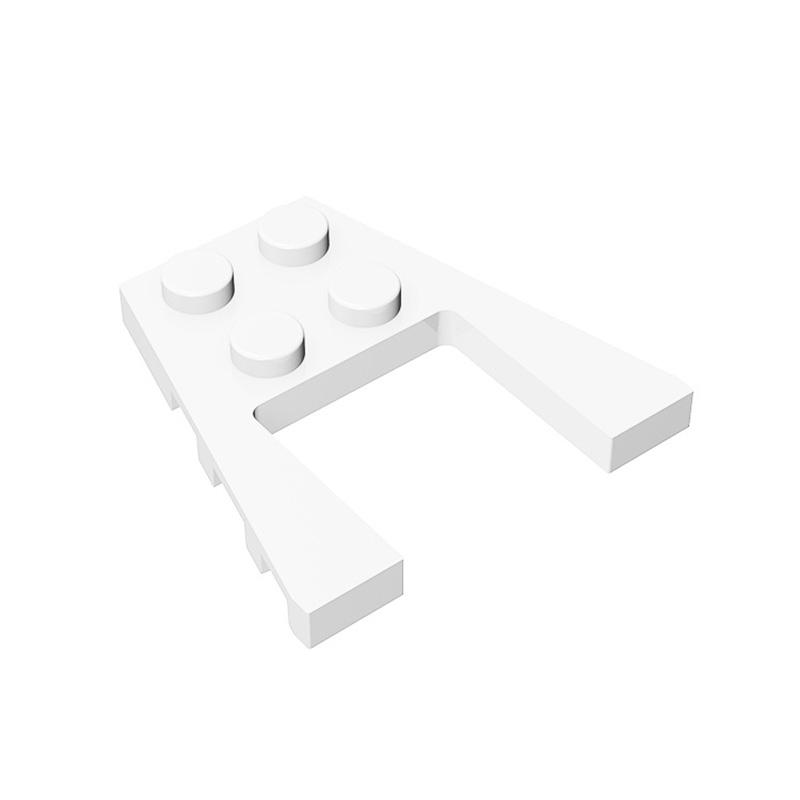 

Non-Toxic Moc 10Pcs 43719 4X4 Wedge Building Blocks Kit Plate Board Diy Bricks Particle Puzzle Assemble Toys Children Birthday Kid Gifts