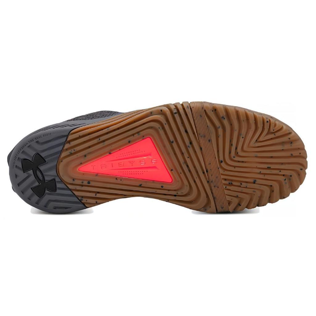 Under Armour TriBase Reign 6 Castlerock Gum Férfi Sneakerek Szürke Titánszürke Fekete 3027341-101