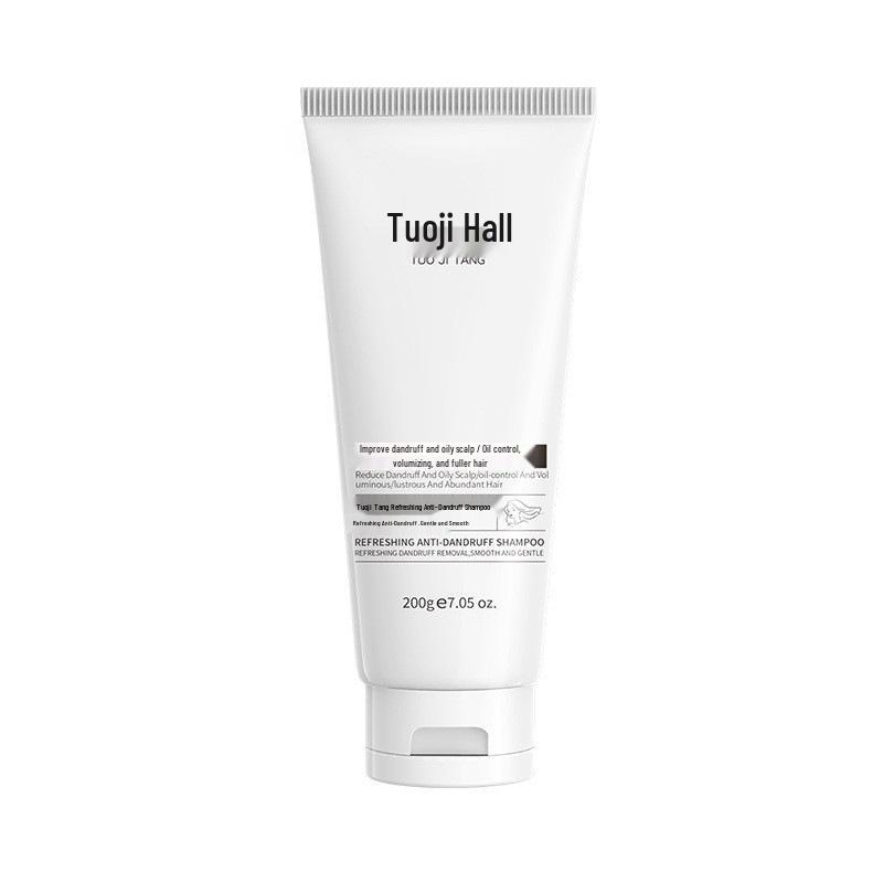 Tuo Ji Tang Refreshing Anti-Dandruff Shampoo, 200g - Gentle Daily Essential for Convenient Cleansing Tuoji Tang Refreshing Anti-Dandruff Shampoo жёлтый
