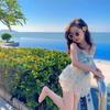 2025 Girls' Adjustable Mesh Skirt One-Piece Swimsuit - Cute Skirt Style for Children