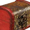 Jewelry Storage Box Vintage Decorative 7 Types Beautiful Printing Patterns Jewelry Container for Women