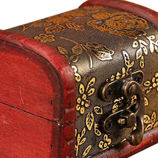 Cutie Depozitare Bijuterii Vintage Decorativă 7 Tipuri Modele frumoase de imprimare Container pentru bijuterii pentru femei