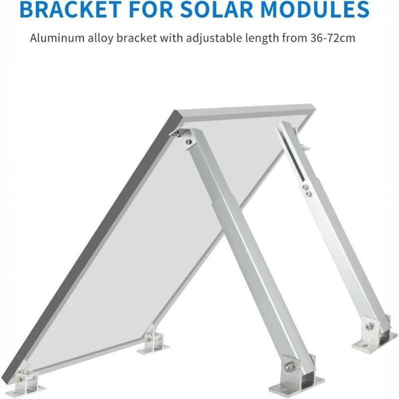 15-30 Degree Tilt Solar Panel Mount Bracket Racking for RV Marine Roof Flat Surface Power System