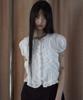Peulleeoeob Saya Frill Puff Blouse (Fl-180_White)