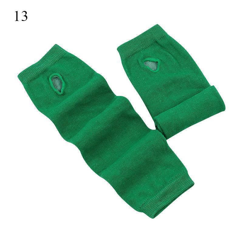 Striped Elbow Gloves Women Emo Gloves Winter Warm Long Sleeves Gloves Women Fingerless Stripe Hip-Hop Knitted Elbow Mittens