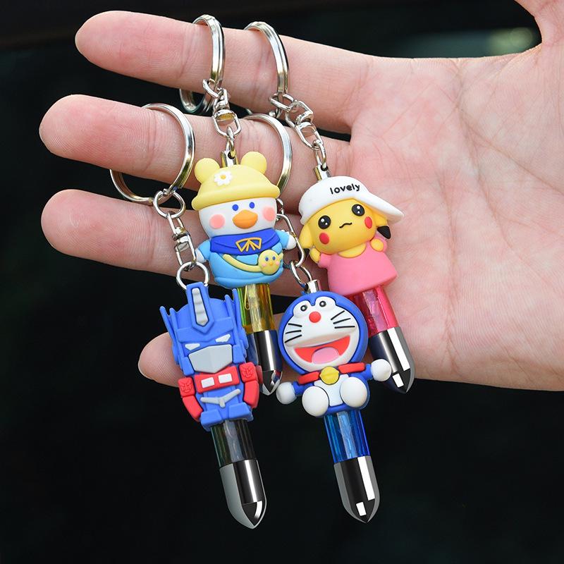 Anti-Static Cartoon Keychain - Static Eliminator for Cars