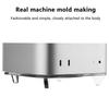 Anti-Slip Mini Desktop Computer Holder For Mac Mini M4 2024 Transparent Cooling Pc Stand Bracket Base