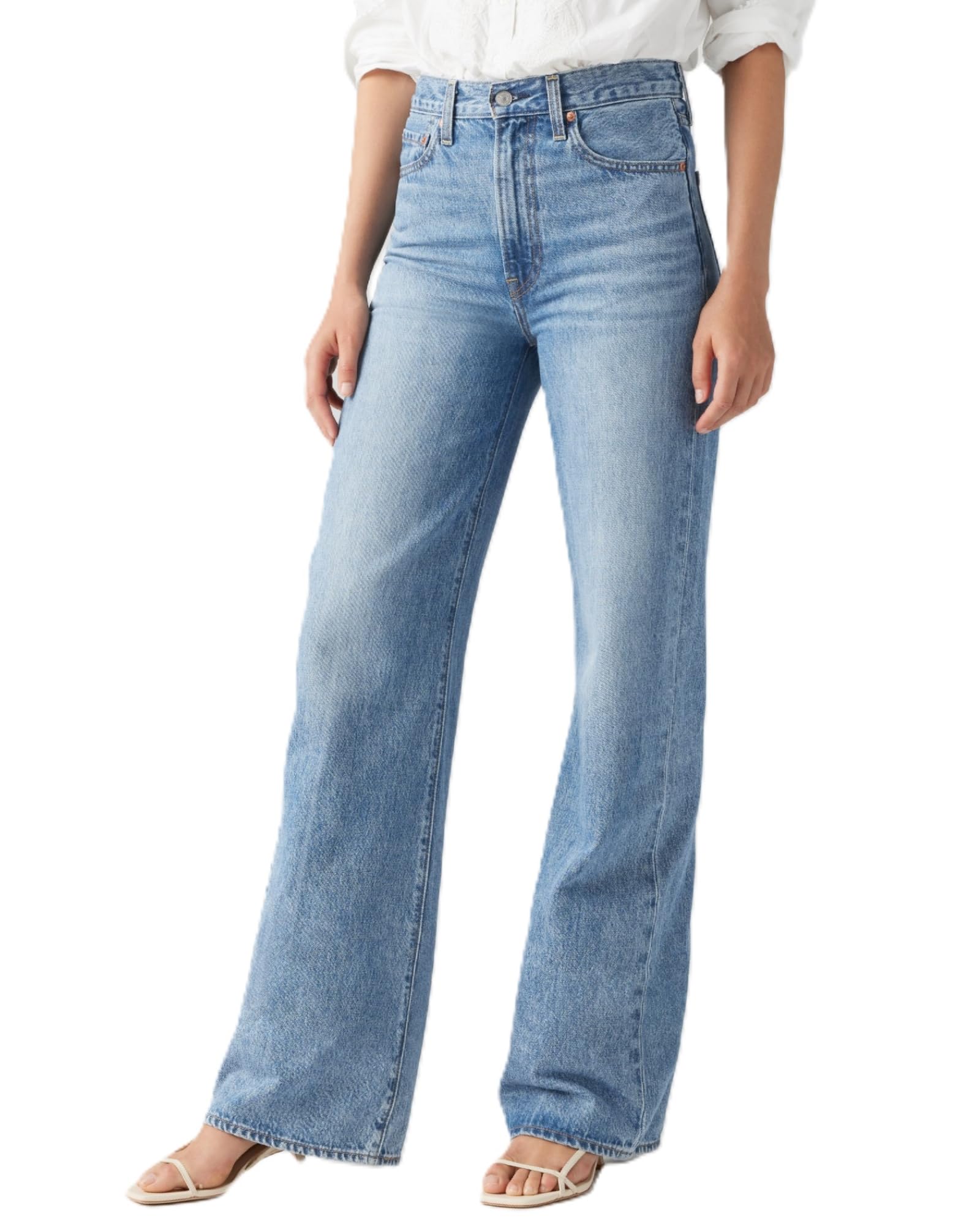 Levi s RIBCAGE High Rise Wide Leg Jeans Women s A6081-0020 US W23 L30