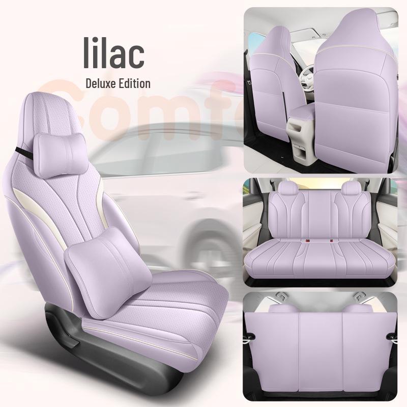 Wuling Bingo S Perforated Leather Wear-Resistant Cute Cartoon Full Coverage Car Seat Cushion