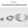 Circular Tempered Glass Dining Table Turntable