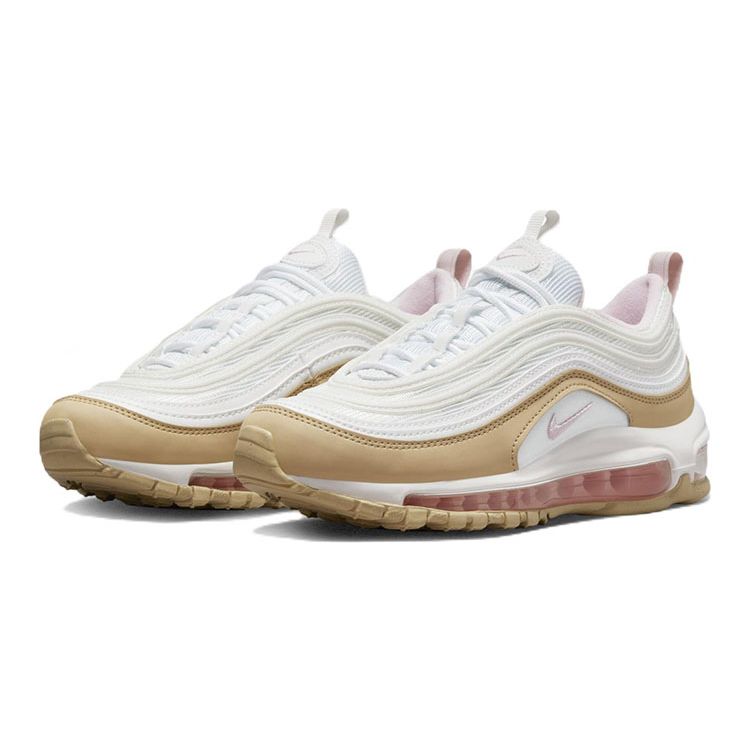 Nike Air Max 97 GS Sesame Pink Foam Kids Sneakers White Summit-White 921522-113