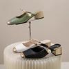 New Word and a Half Drag Summer New Bag Head Fashion Thick Heel Mary Jane Cool Slippers