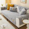 Winter Thickened Lamb's Wool Sofa Cushion, Anti-slip and Dirt-resistant Cushion, Light Luxury Plush Sofa Cover Cloth Sense of Luxury