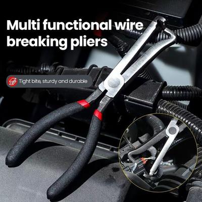 1/2/3Pcs Automotive Electrical Terminal Connector Separator Removal Tool 2-in-1 Multi-Functional Straight Bent Head Electrical Disconnect Pliers