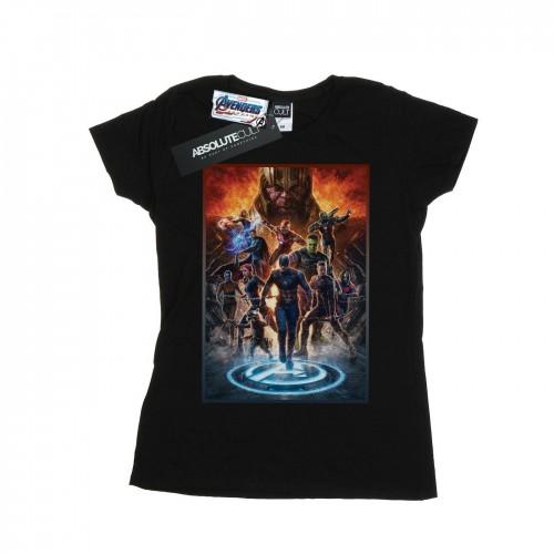 Marvel Womens/Ladies Avengers Endgame Heroes At War Cotton T-Shirt
