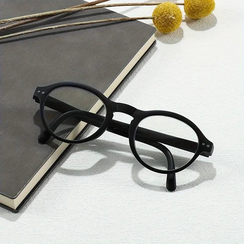 3pcs Unisex Foldable Reading Glasses Portable Lightweight Blue Light Blocking Presbyopia Glasses Magnification +1.0