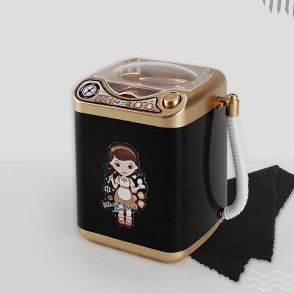 With Light Mini Electric Washing Machine Simulated Electric Dehydration Washer  For Children