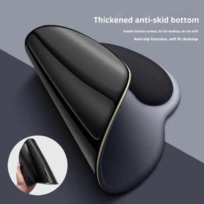 Mouse Pad with Wrist Support Ergonomic Design Non-Slip Base Waterproof Wear-Resistant Gaming Mouse Mat