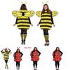 Bee And Ladybug Costume Set With Wings For Childrens Halloween Cosplay Party Fun