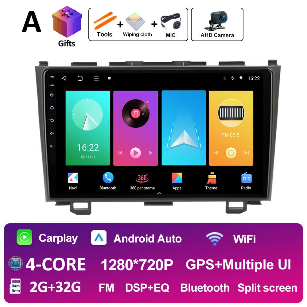 GPS Navigation For Honda CR-V 3 RE CRV 2007 2008 2009 2010 2011 WIFI 9 Inch Android Car Radio Multimedia Video Player Auto Tools