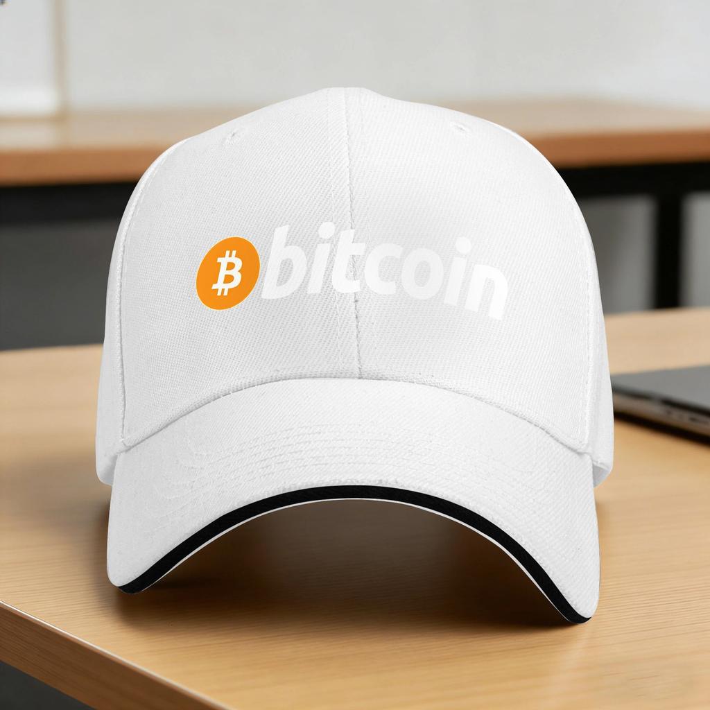 Summer Bitcoin BTC Crypto Coins Baseball Cap Hunting Camping Design Sun Hip Hop Hats Couple Women Adjustable Baseball Caps
