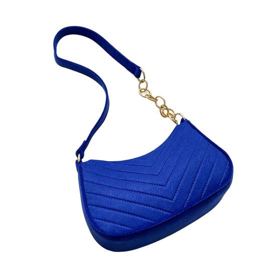 Women Felt Underarm Bag Fashion Shoulder Bag Stylish Top Handle Bag Quilted Handbag Stylish Hobo Bag for Shopping Dating Commuting