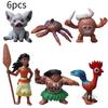 Figurine Moana 10pcs Anime Statuary Cake Ornament Christmas Gifts Garnish Toys