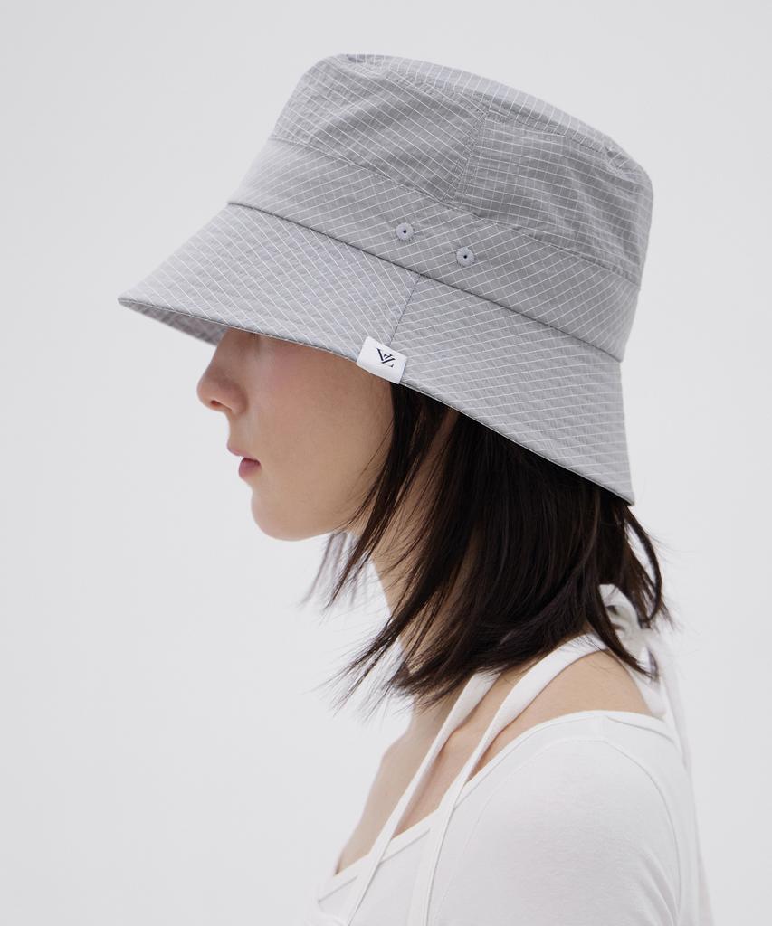 Bajal Vz Label Ripstop Bucket Hat Grey