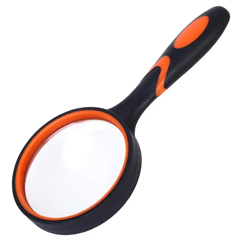 10x Magnifying Glass for Kids Seniors Handheld Reading Magnifier Non Slip Shatterproof Lens for Exploration