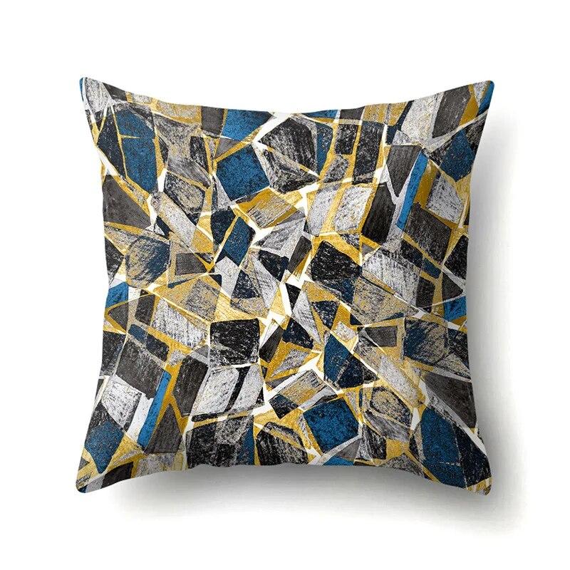 Geometric Graffiti Pillow Cover Cartoon Pattern  Lumbar  Sofa    Cushion