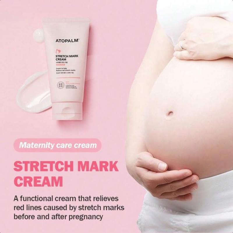 Atopalm Maternity Care Stretch Mark Cream And Massage Oil Bundle