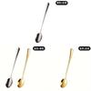 Stainless Steel Long Handle Coffee Spoon With Mirror Finish For Modern Dining