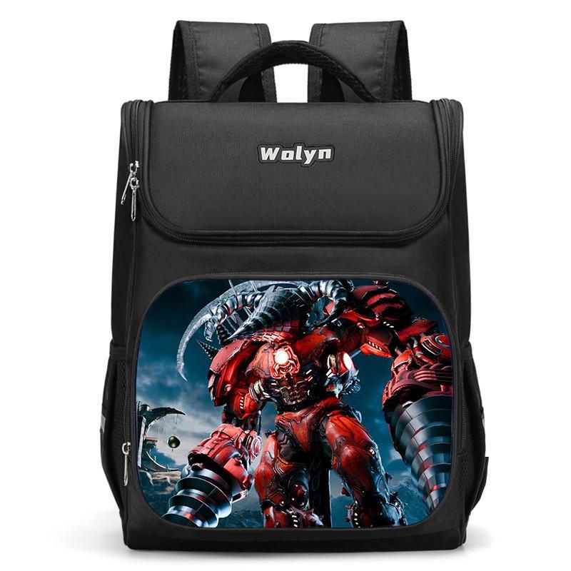 Spacious Oxford Cloth School Backpack 2024 Trendy Design For Kids And Preschoolers