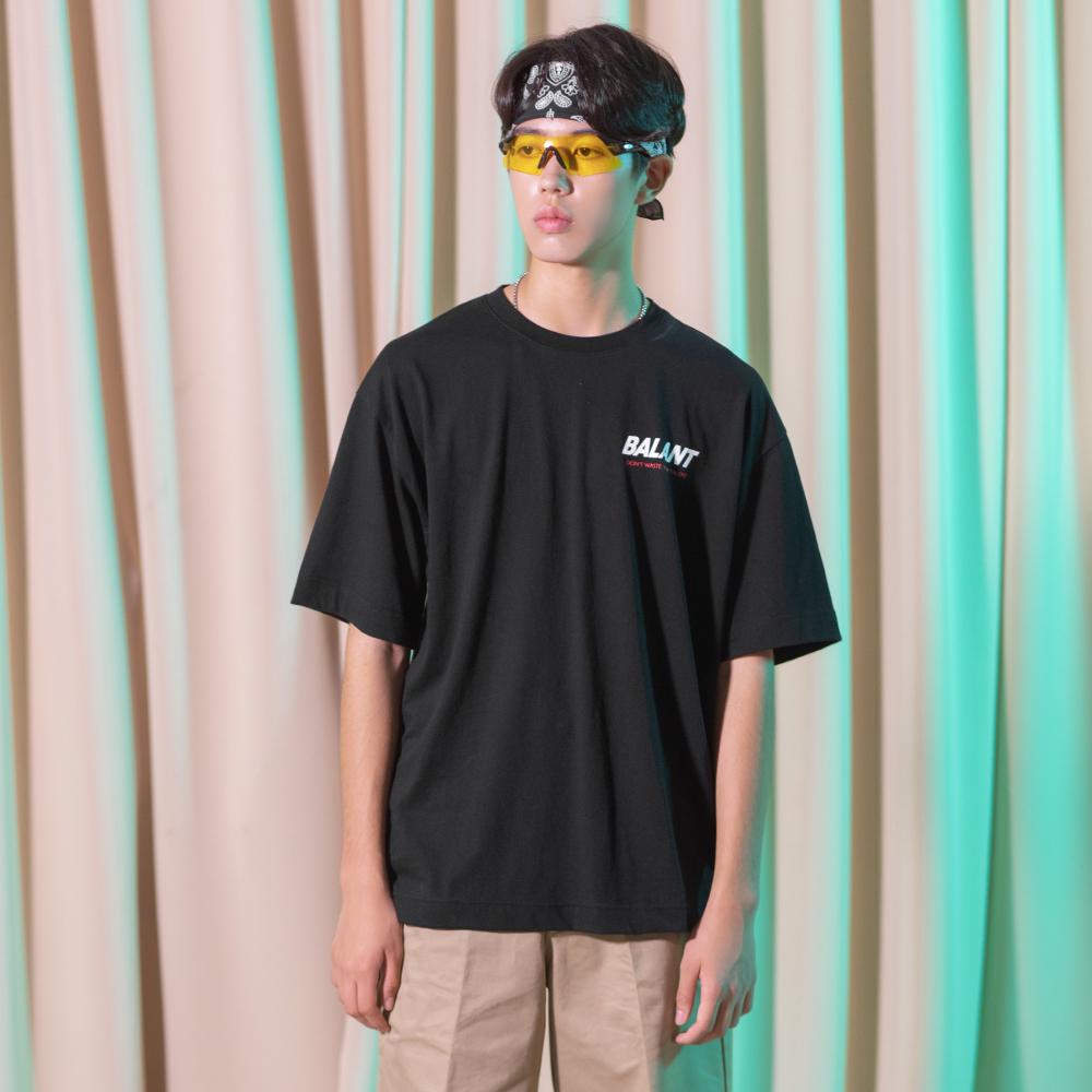 BALANT Original Italic Logo T-Shirt - Black
