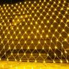 3 Color LED Net Mesh String Light Waterproof Christmas Tree Light  Courtyard Lighting