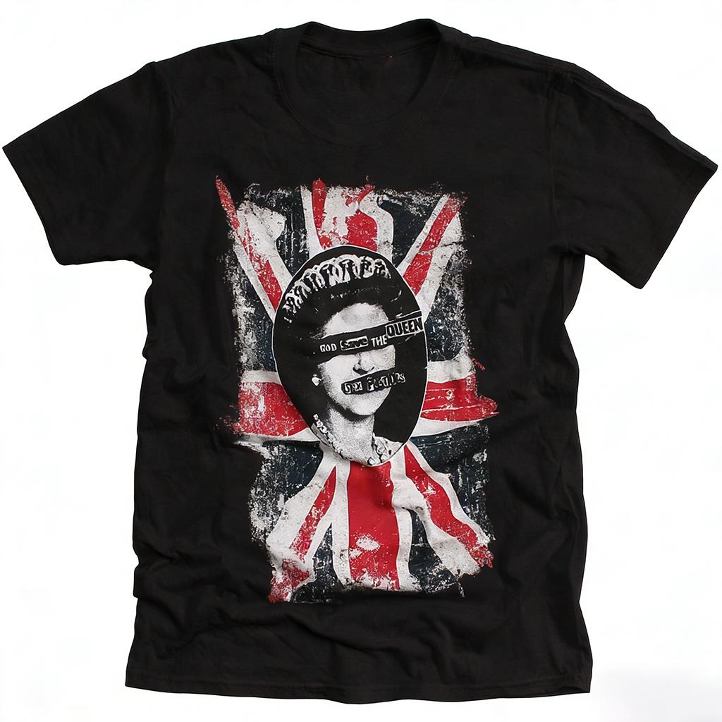 T-Shirt Heißer Verkauf Kleidung Rundhals Kurz Sex Pistols Rotten Design T-Shirts Für Männer Baumwolle T-Shirts Markenkleidung Oberteile T-Shirts