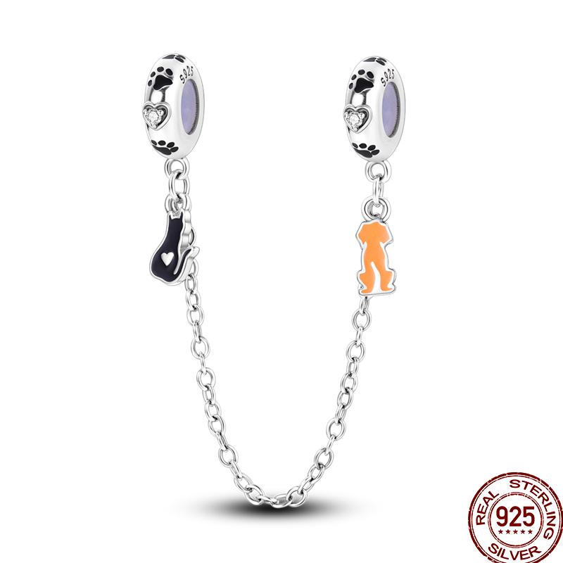 Copper Shiny Zircon Chain Series Beaded Beads Suitable For Pan Original Bracelet Diy Jewelry Gift