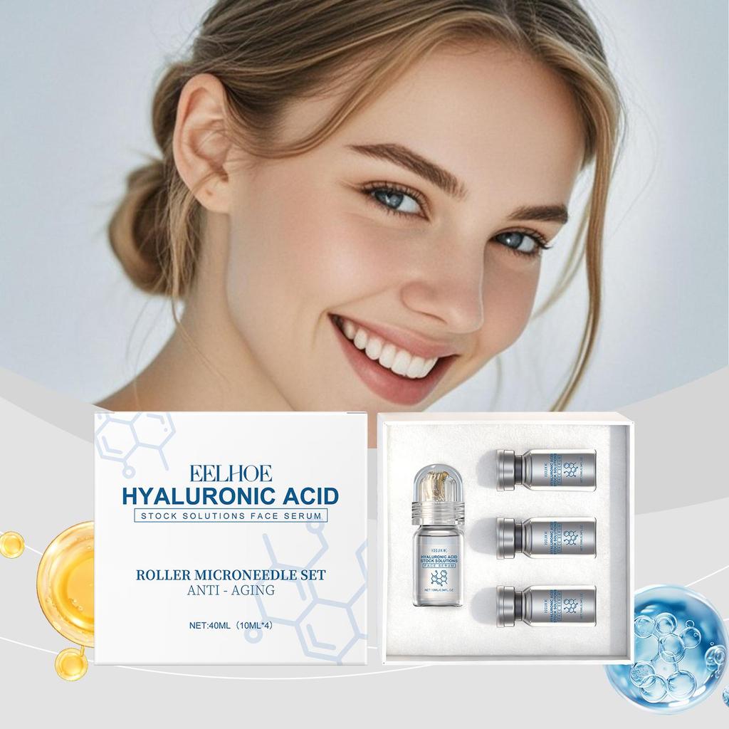 Sada válečků na péči o pleť, Lehká textura, Rychle se vstřebává, Hydratace pleti, Jemná péče, Hladká a zářivá pleť